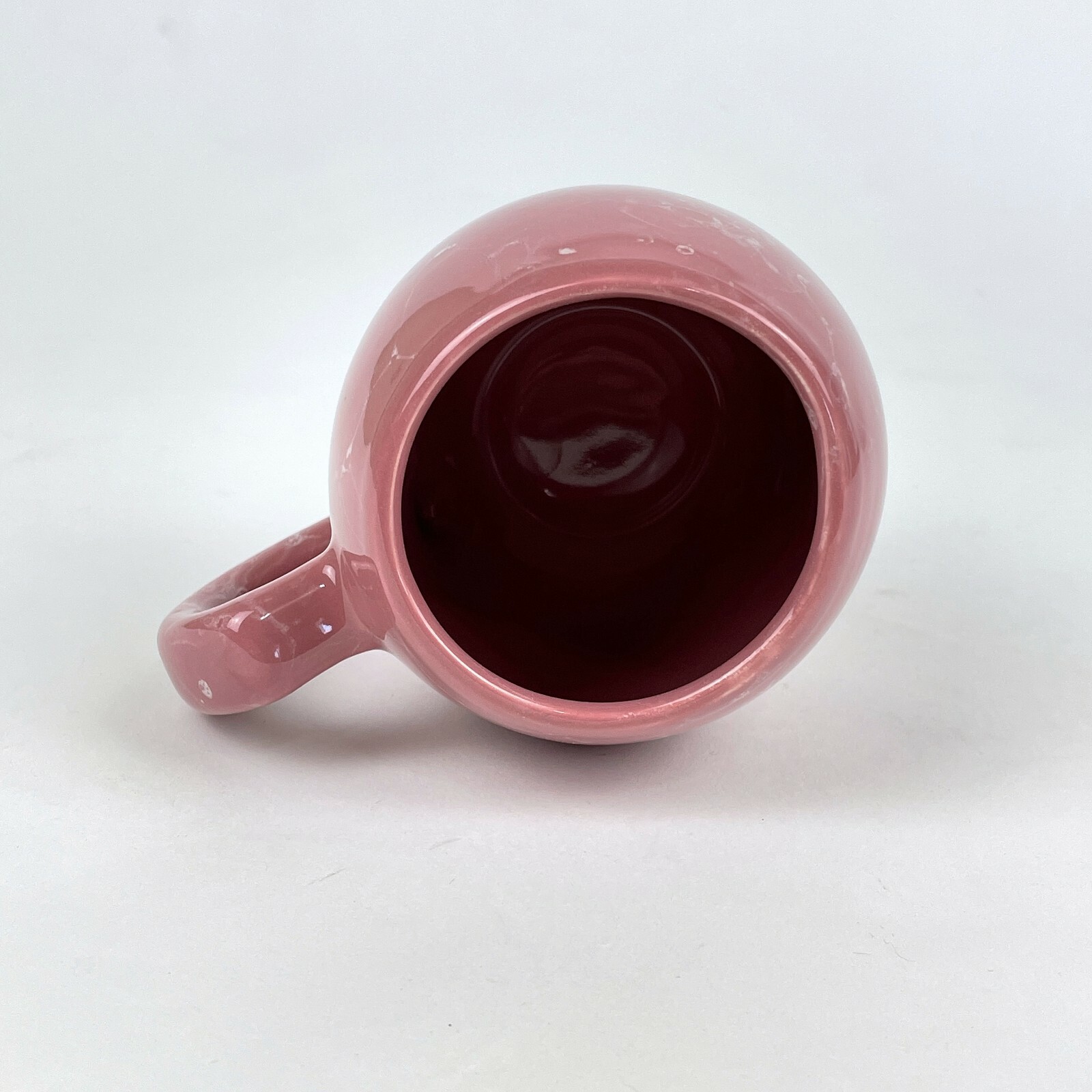 Unbranded 16 fl oz Dusty Pink Marbled Swirl Pattern Coffee Tea Mug Cup