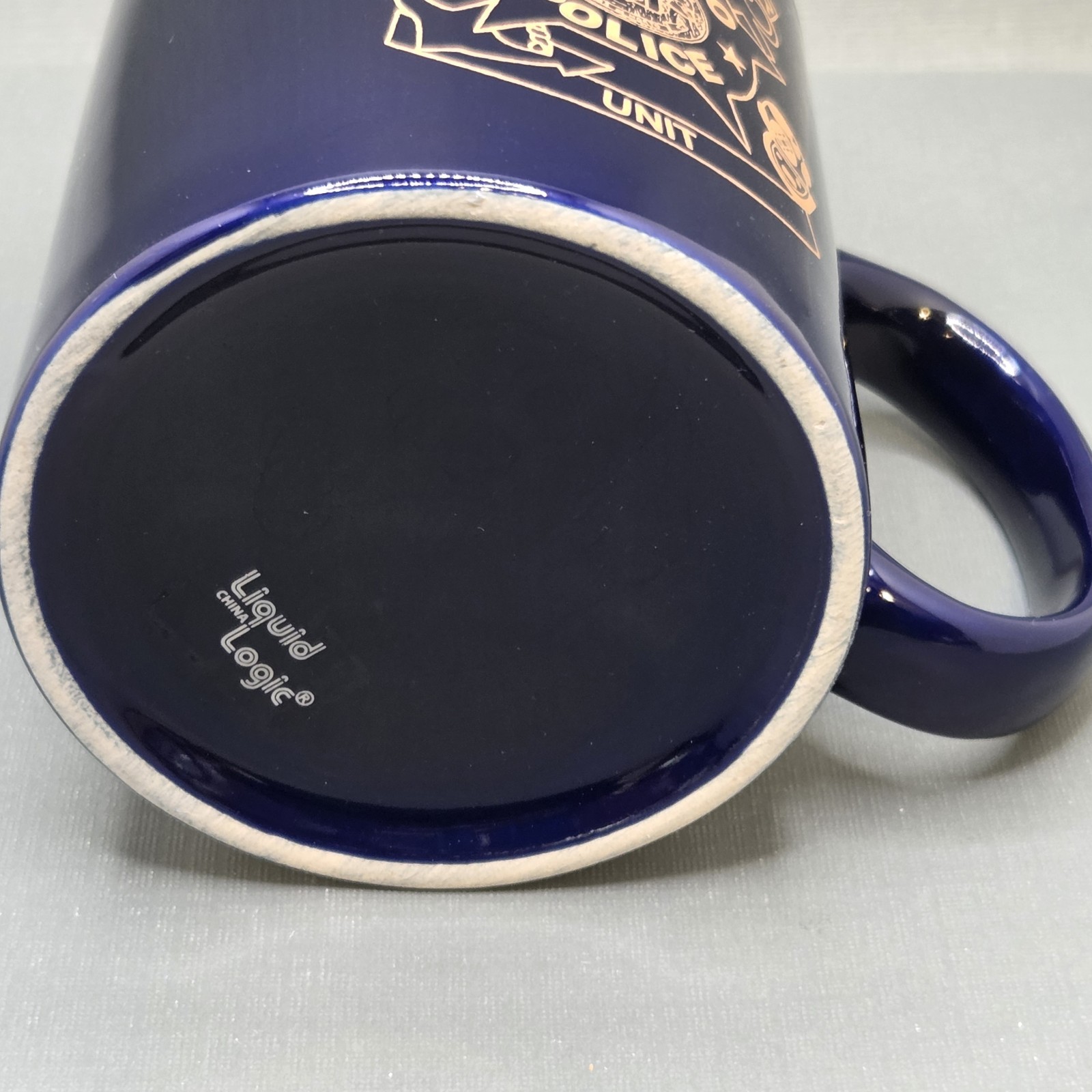 Chicago Police Marine & Helicopter Unit Coffee Mug Cobalt Blue