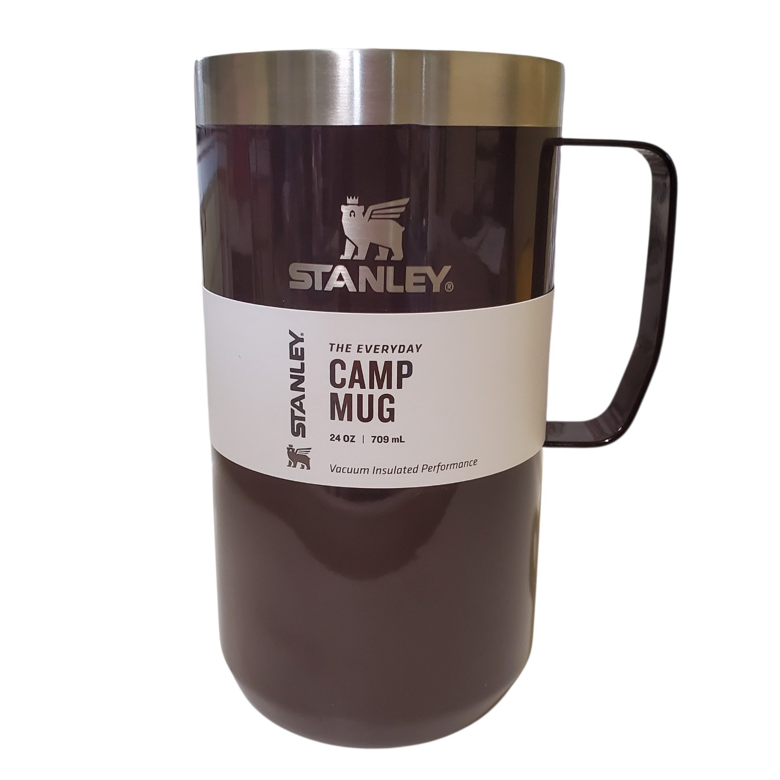 new STANLEY Stay Hot Camp Mug Coffee Mahogany ☕ 24 OZ