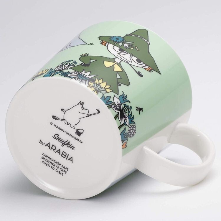 Mug cup Arabia Moomin Classic Mug 0.3L Snufkin Green Japan Limited New