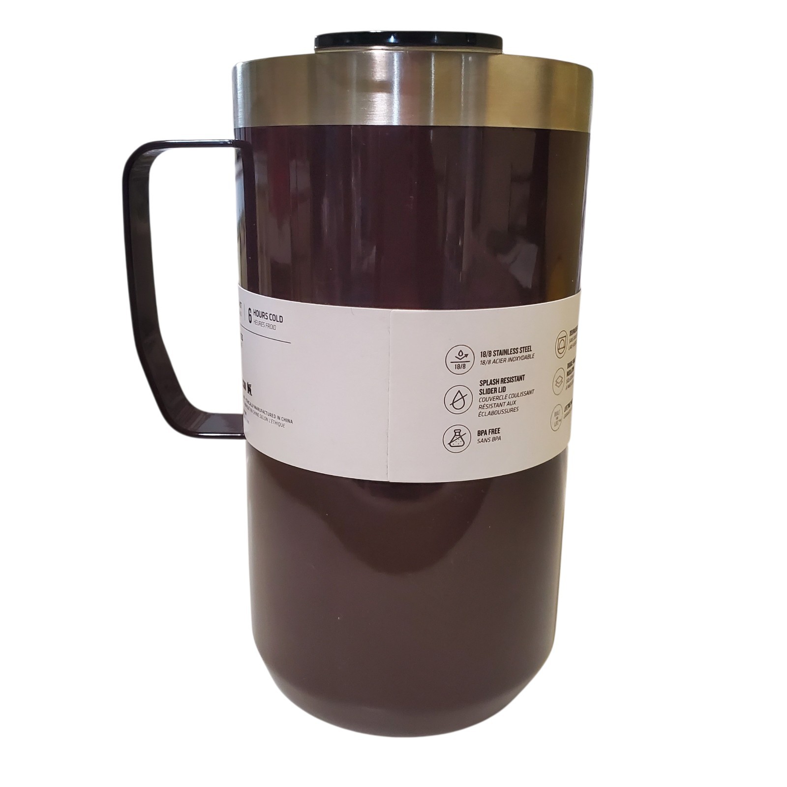 new STANLEY Stay Hot Camp Mug Coffee Mahogany ☕ 24 OZ
