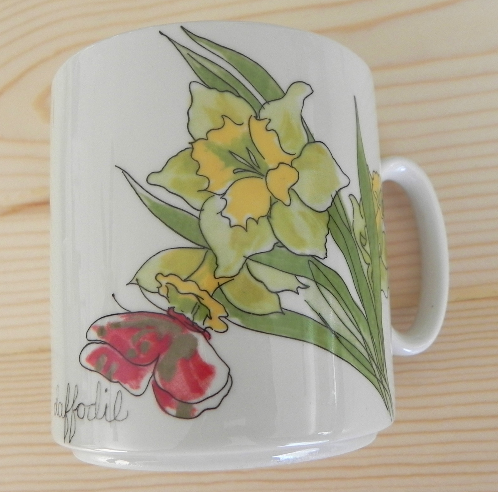 Villeroy & Boch Coffee Mug Gladiola/Daffodie/Petunia Made in Luxembourg