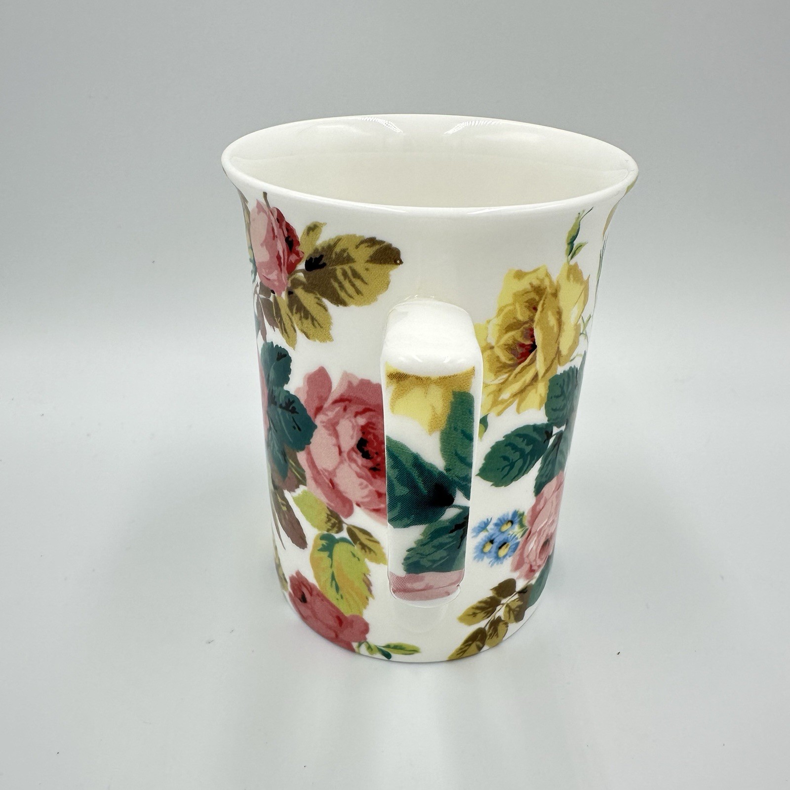 Flower Coffee Cup Mug Stechcol Gracie Bone China 10 oz Garden Colorful Floral