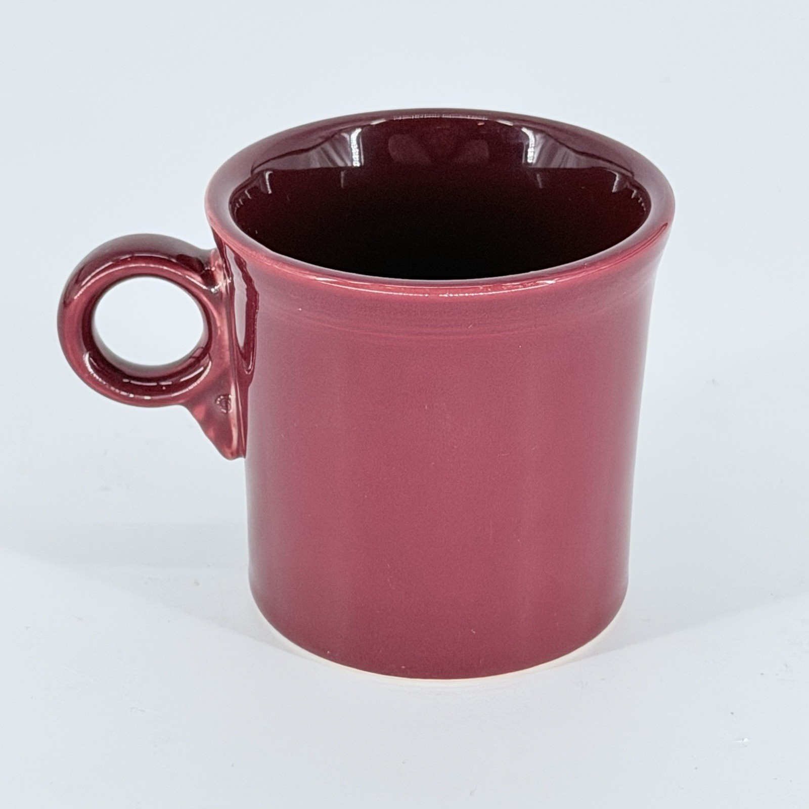 Fiesta Classic Ring Handle Mug 10.25 oz Fiestaware Cup Maroon Cinnabar Heather