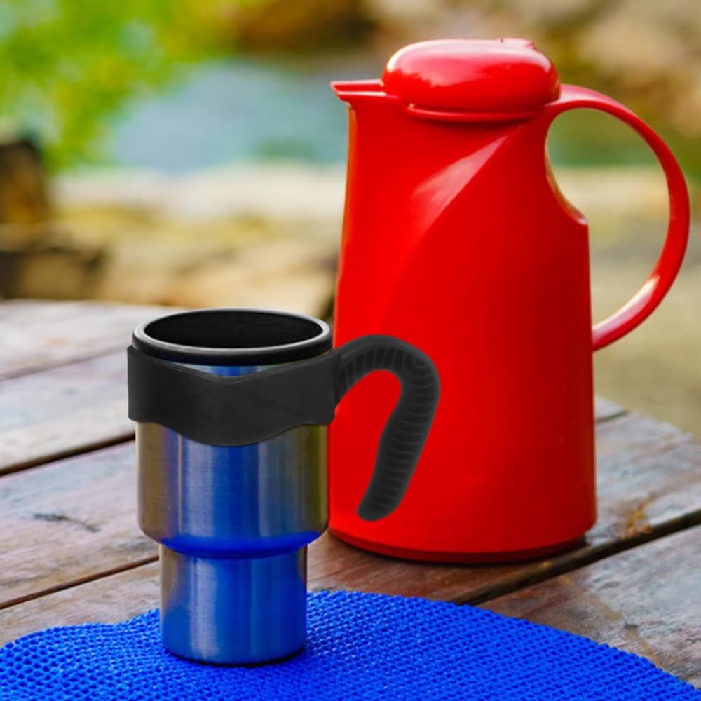 3 Pack 20oz Tumbler Handles,Mug Handle or Cup Holder -Black,Pink,Blue