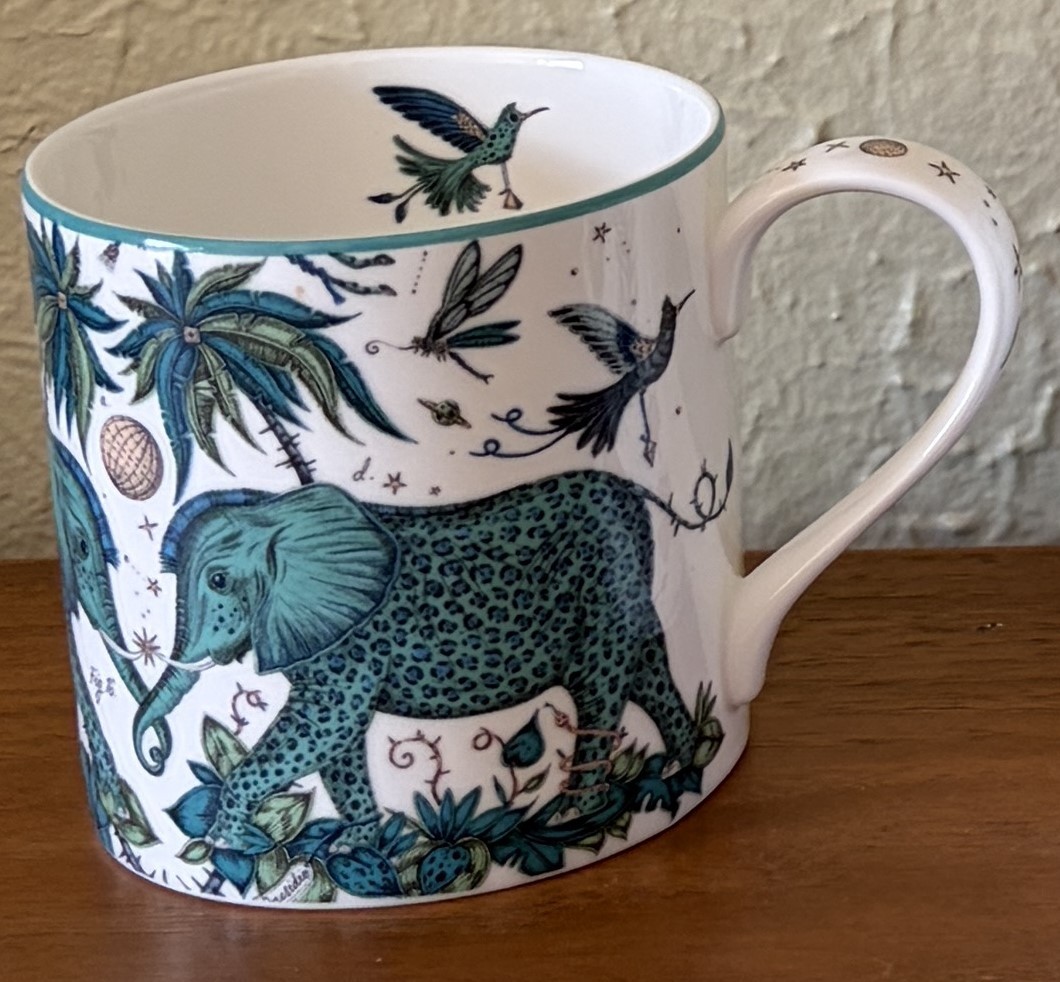 Emma J. Shipley Explorer 4 Mug Set – made of Fine Bone China – Animal/Nature