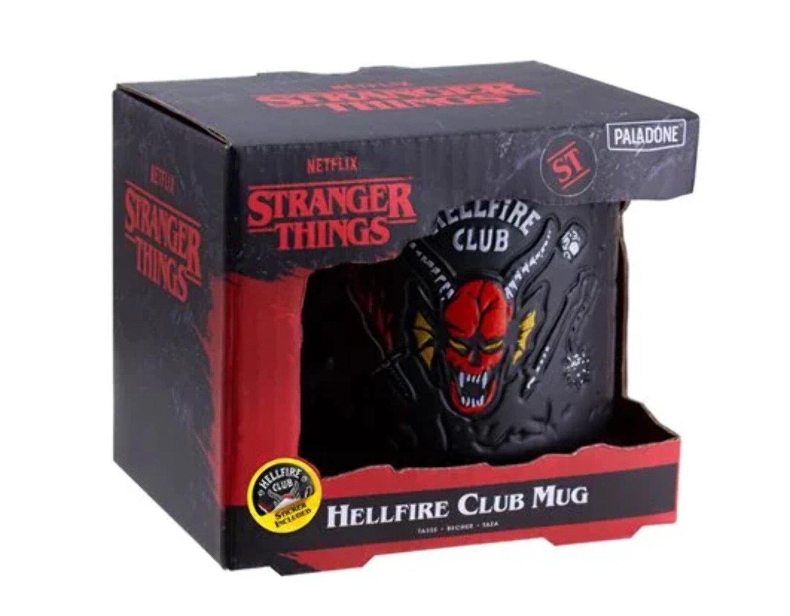 Stranger Things – Hellfire Club Demon Embossed Mug
