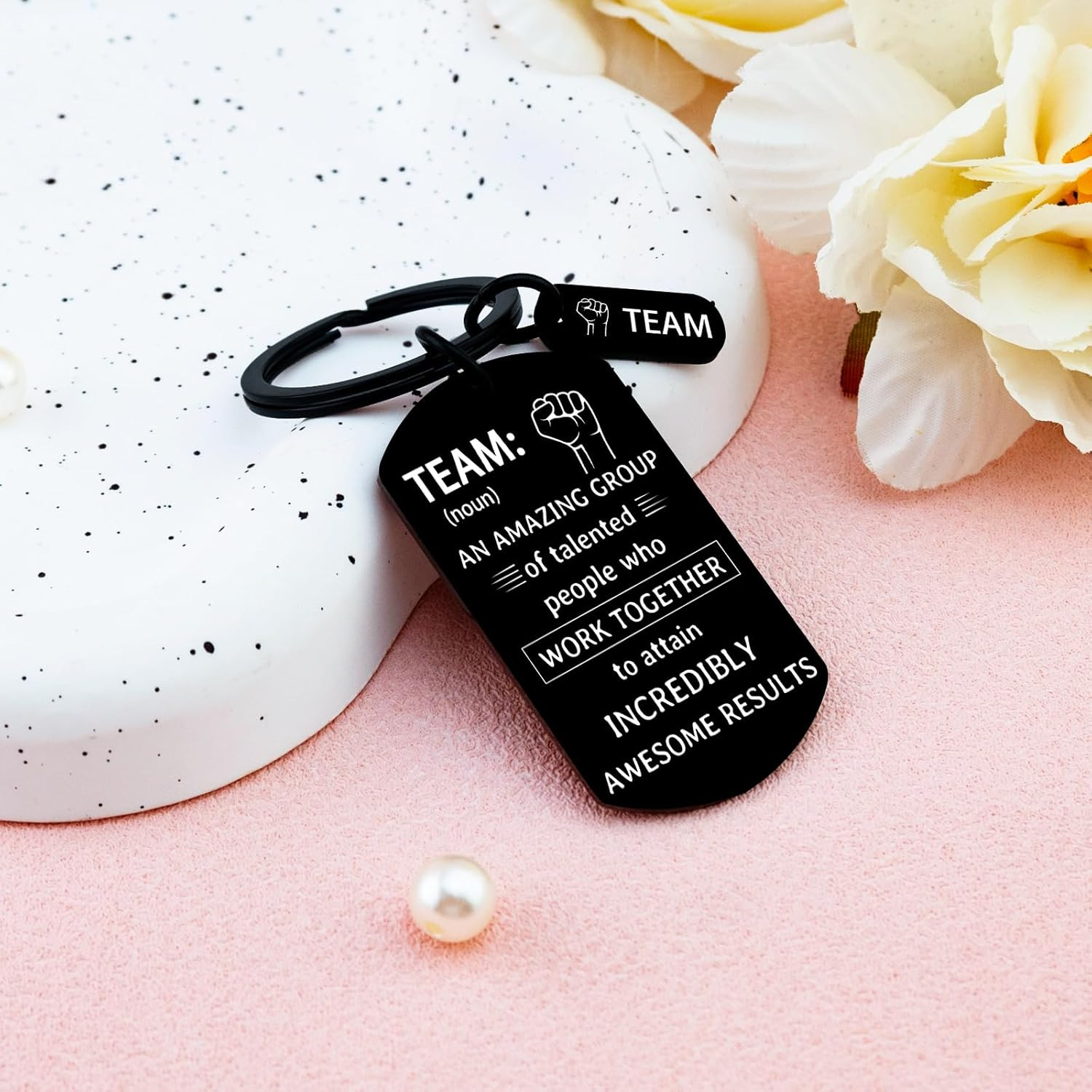 Coworker Stocking Stuffers Team Gift for Coworkers Best Team Ever Keychain Gifts
