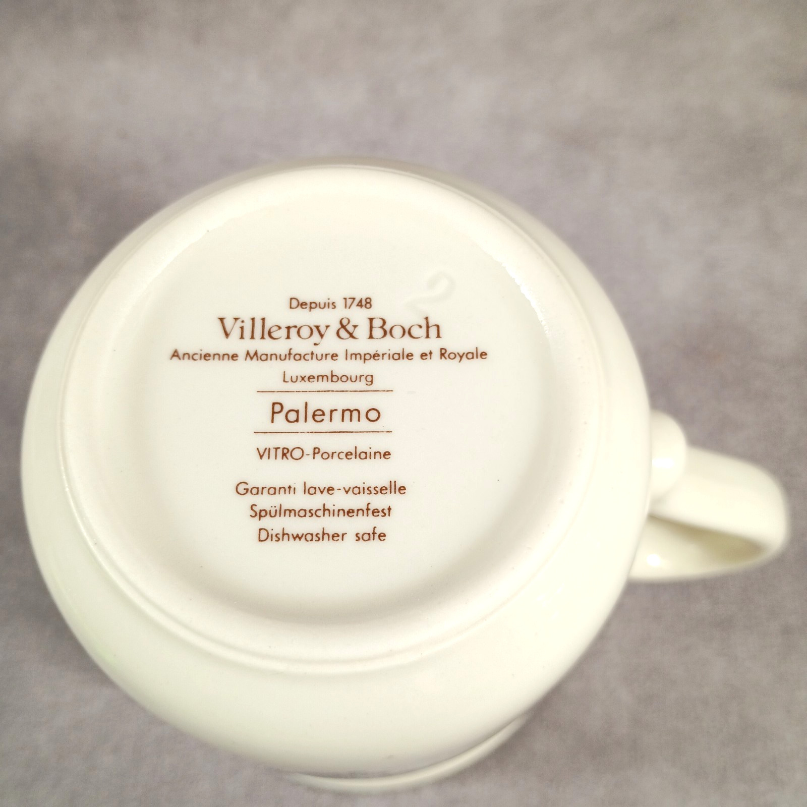 VILLEROY & BOCH Luxembourg Palermo 3.5″ Coffee Tea Mug Cup Pink Floral Set of 4