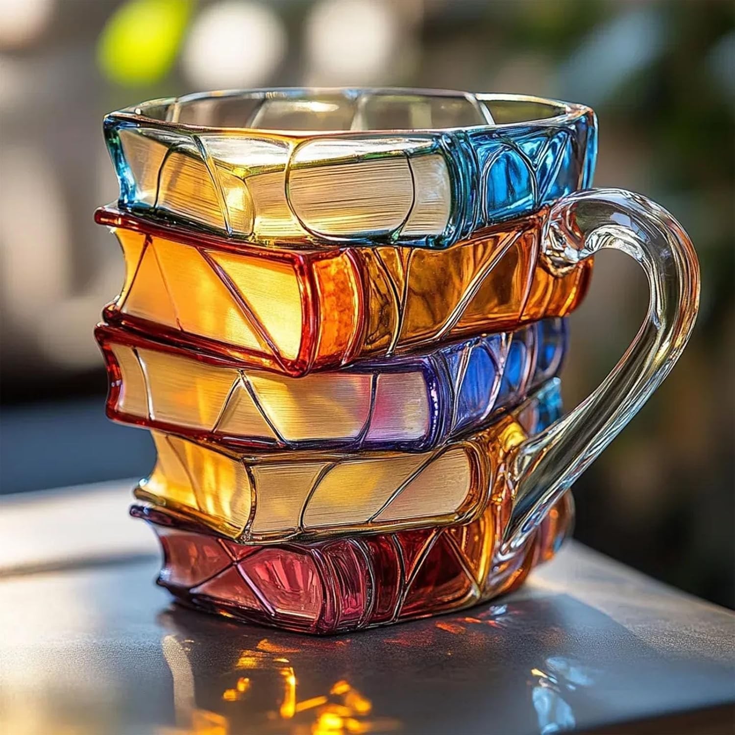 Chapter Novelty Coffee Mugs, 3D Painted Book Coffee Mug, Novelty Unique Books C
