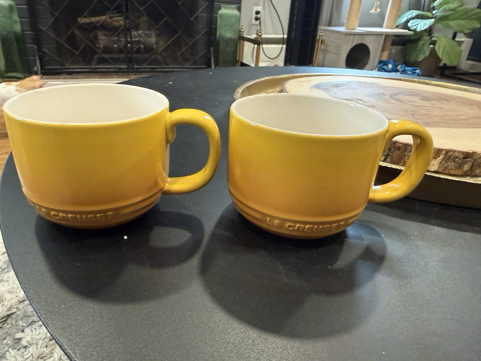Le Creuset Stoneware San Francisco Mug 350ml / 12oz color ~ NECTAR ~ Set of 2