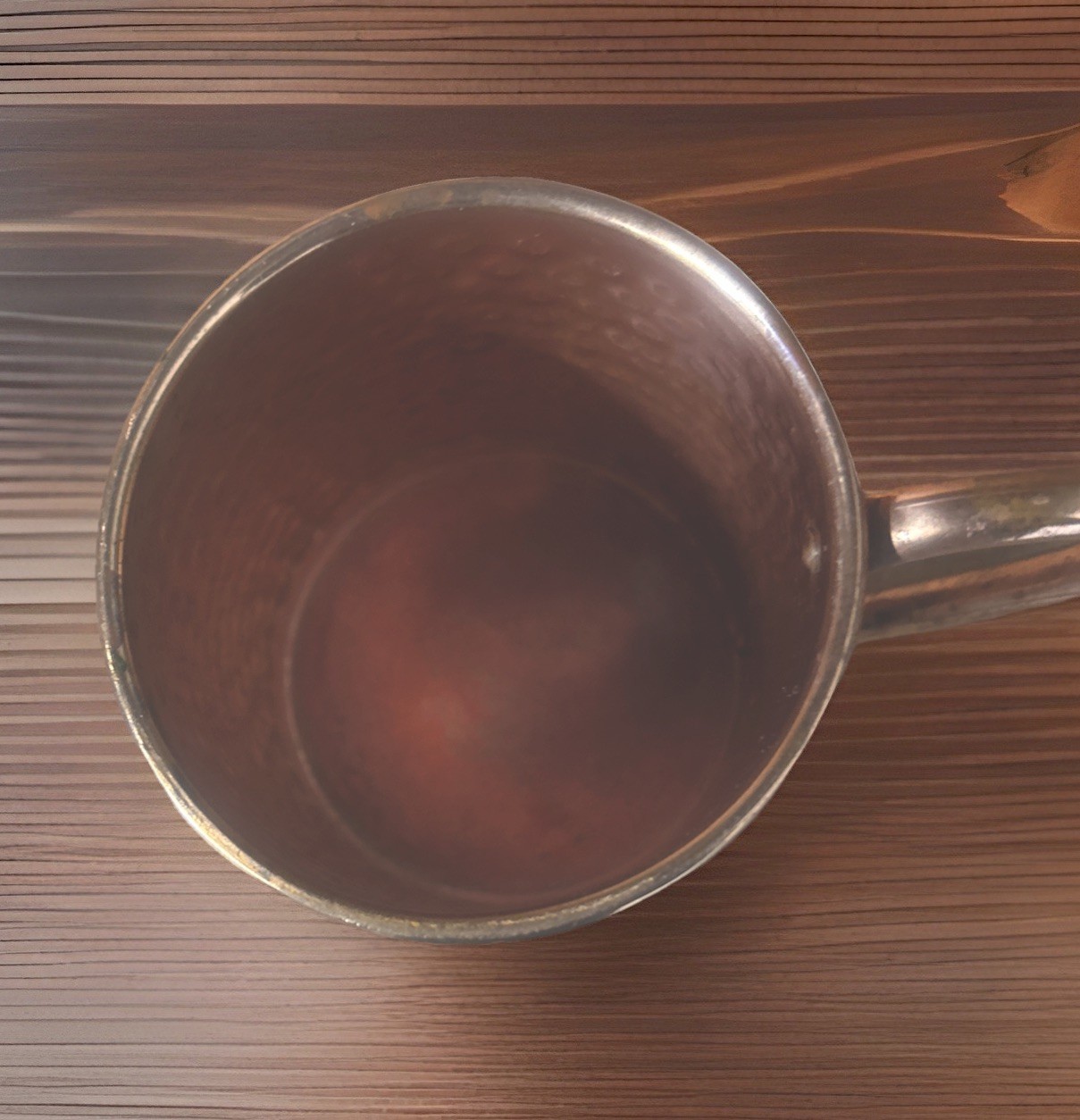 Copper Mule UNBRANDED Single Handled Mug With Benefits Of Copper