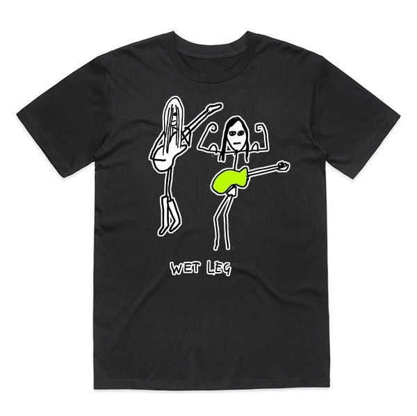New Wet Leg Band Gift Funny Black S to 5XL Concert Shirt CA049