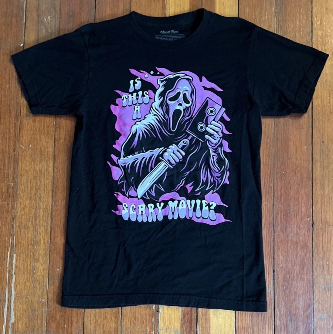 Hot New Scream Ghost Face Scary Movie Men’s Size S to 5XL Black Shirt AA959