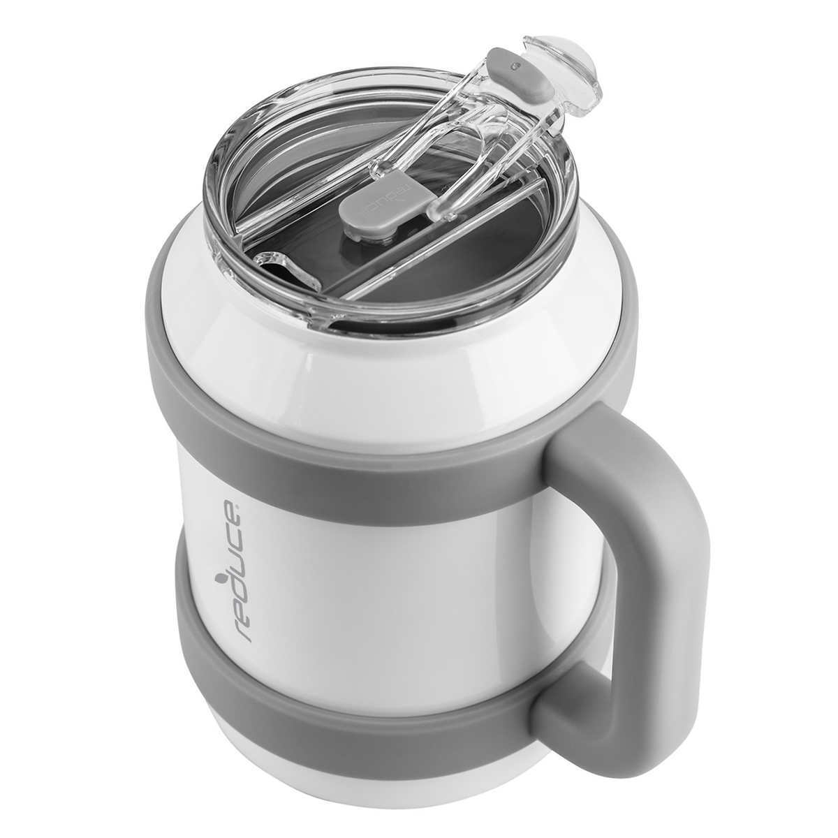 REDUCE Cold1 Mug 50 oz Tumbler with 3-in-1 Lid, Handle and Straw Stainless Steel