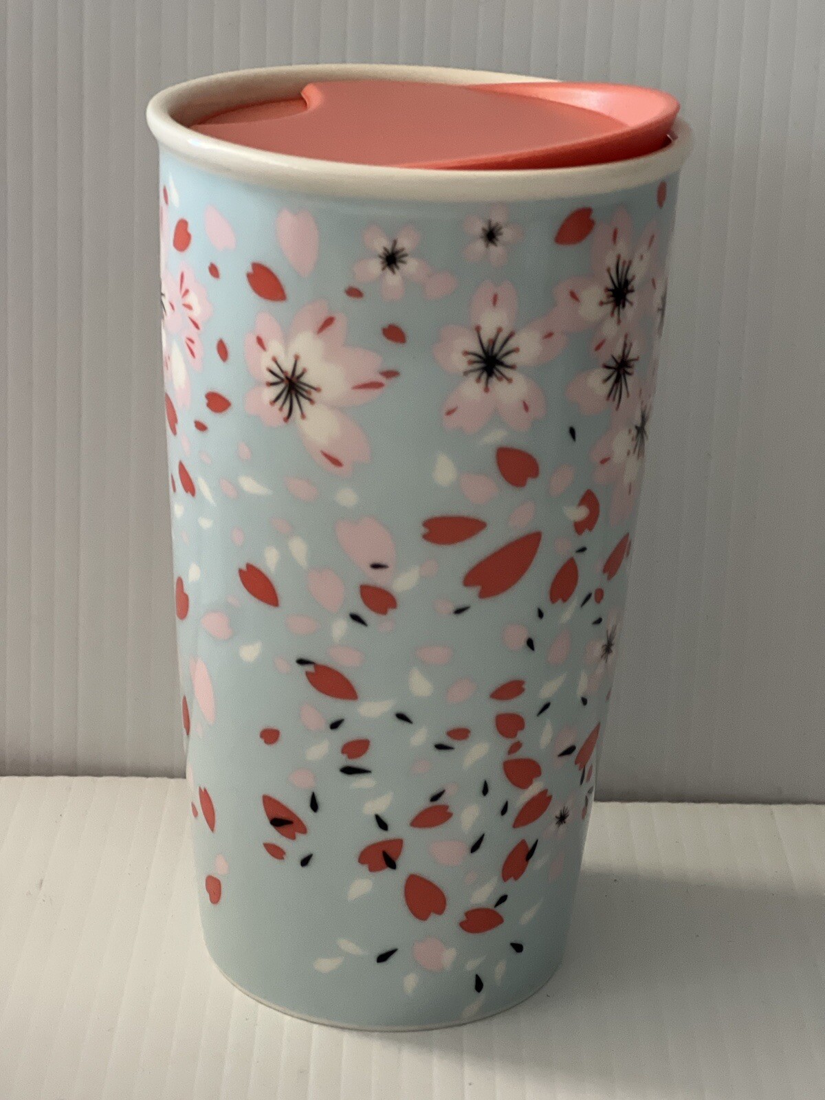 STARBUCKS Paul And Joe Double Wall Tumbler Cherry Blossom Sakura LIMITED EDITION