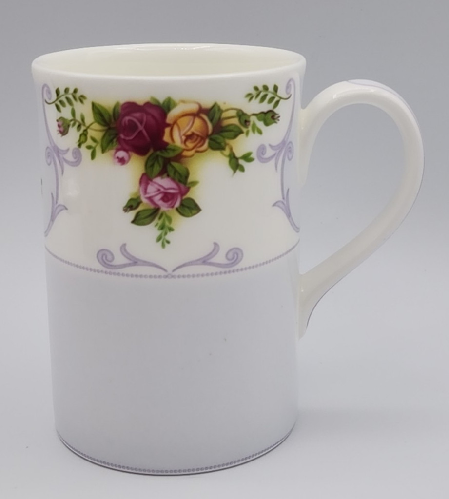 Royal Albert Rose Cameo Violet Mug Roses Floral 8 oz