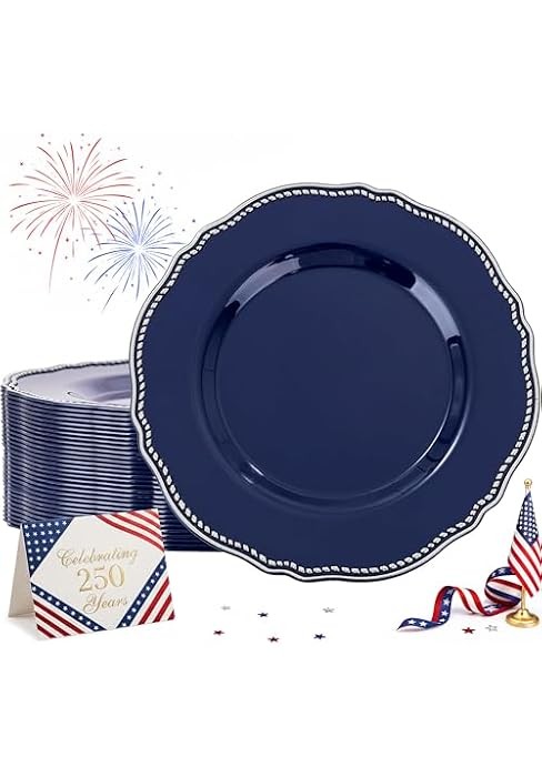 Clear Plastic Cups with silver Trim – Plastic Disposable Cups, Heavy Duty &