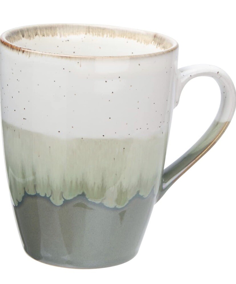 Large Handmade Ceramic Hot Coffee Mug / Tea Cup. Microwave Safe, Dishwasher Safe