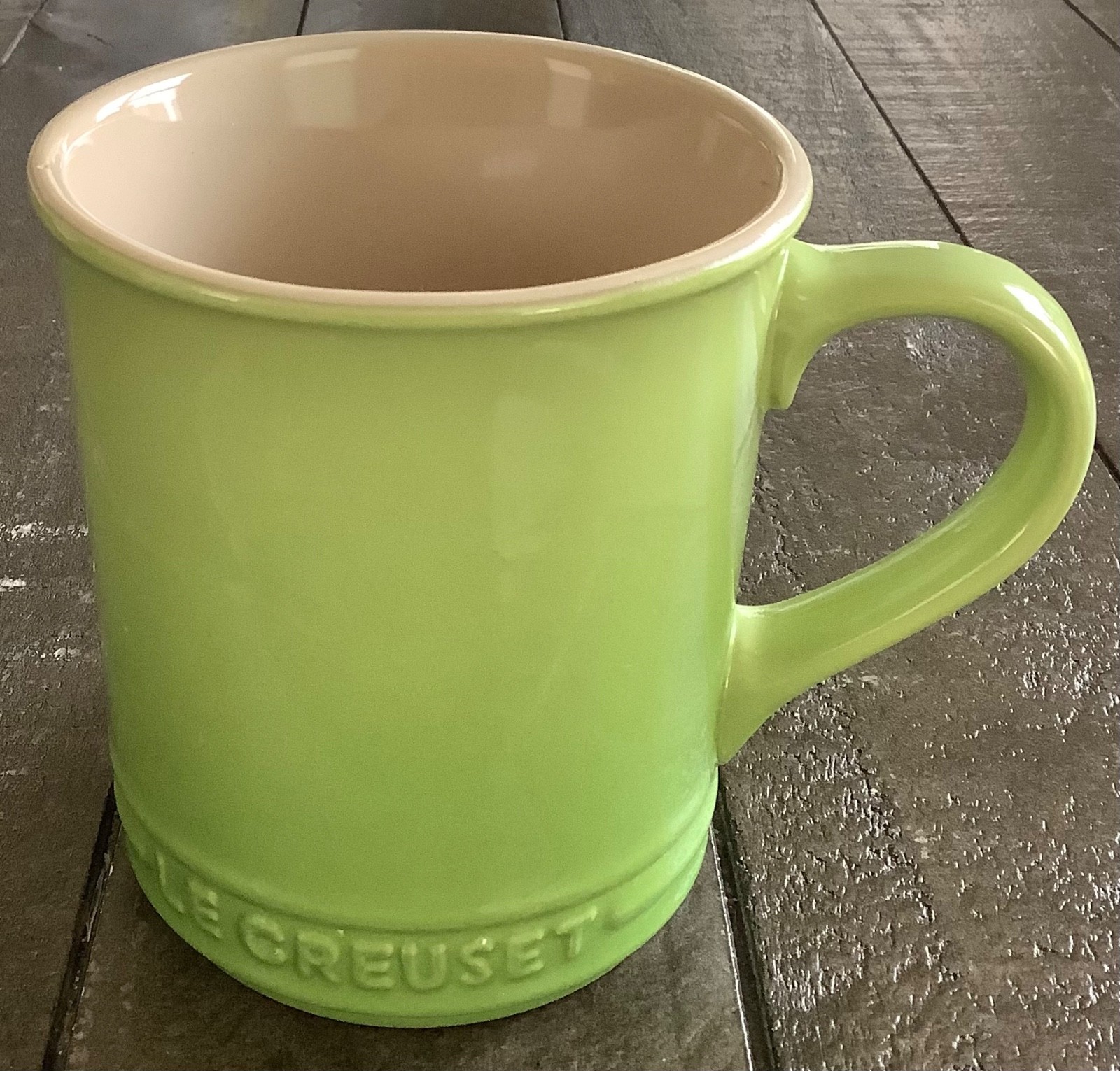 Le Creuset Ombre PALM GREEN Stoneware 14 Ounce Coffee Mug