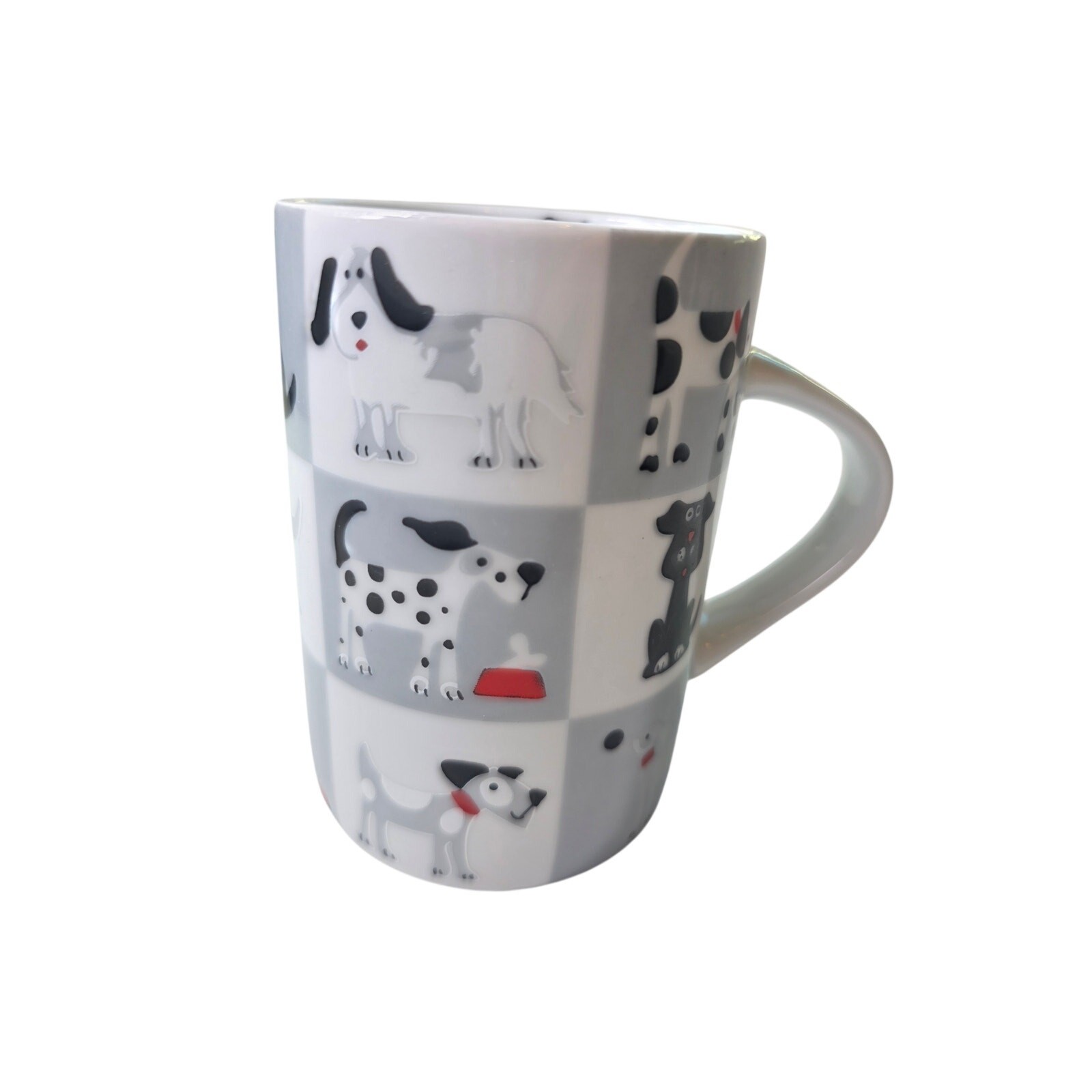 CHEQUERED PETS Rayware Dogs Fine Porcelain Coffee Mug United Kingdom