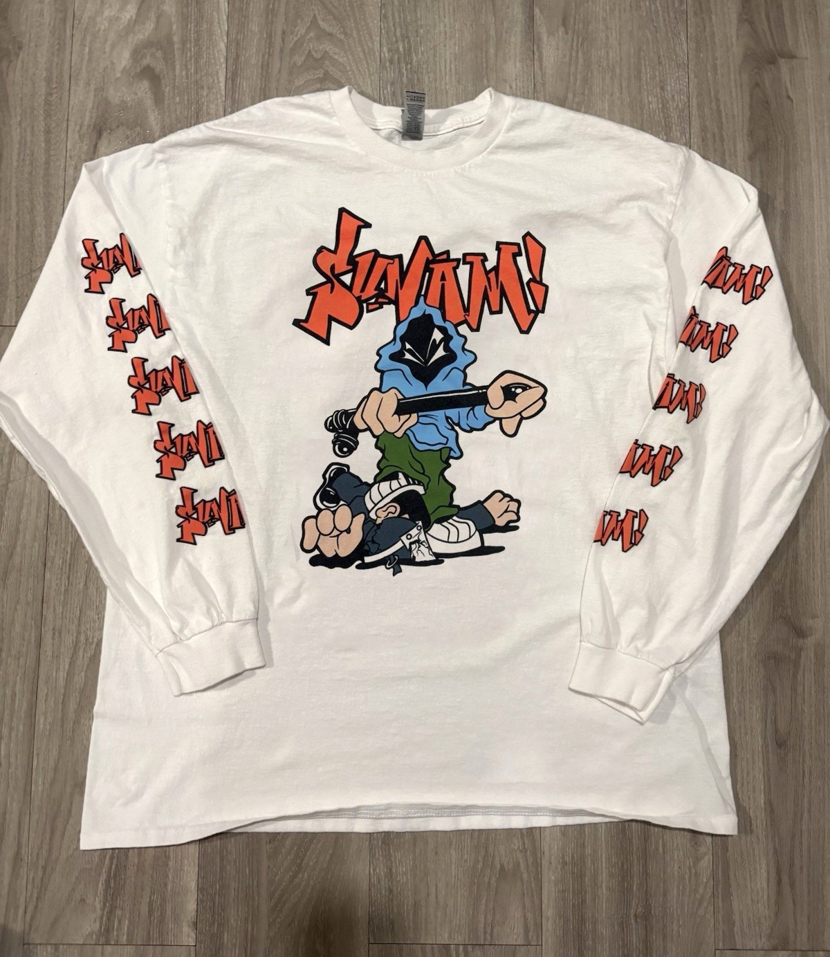 Hot New Sunami Hardcore Punk White S to 5XL Longsleeve Shirt AA900