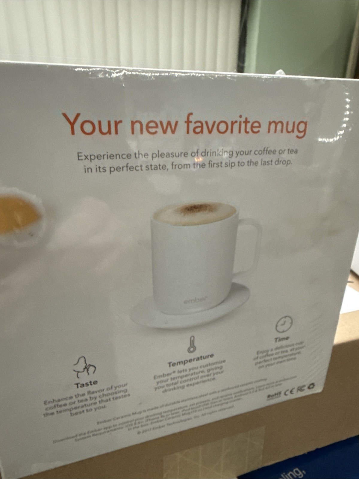 Ember Temperature Control Ceramic Mug NEW