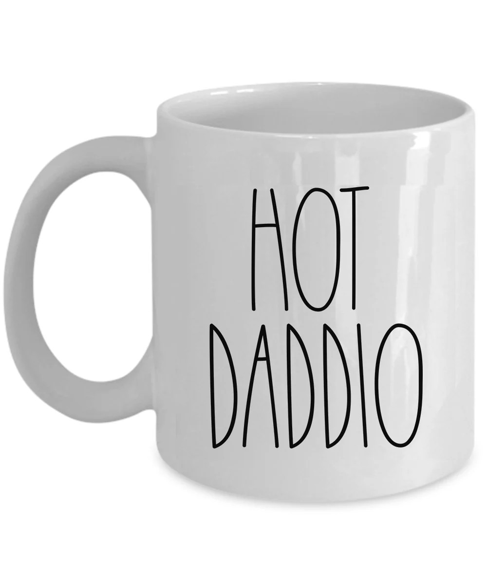 Hot Daddio Coffee Mug Funny Best Daddio Tea Cup Father’s Christmas Gift For Him