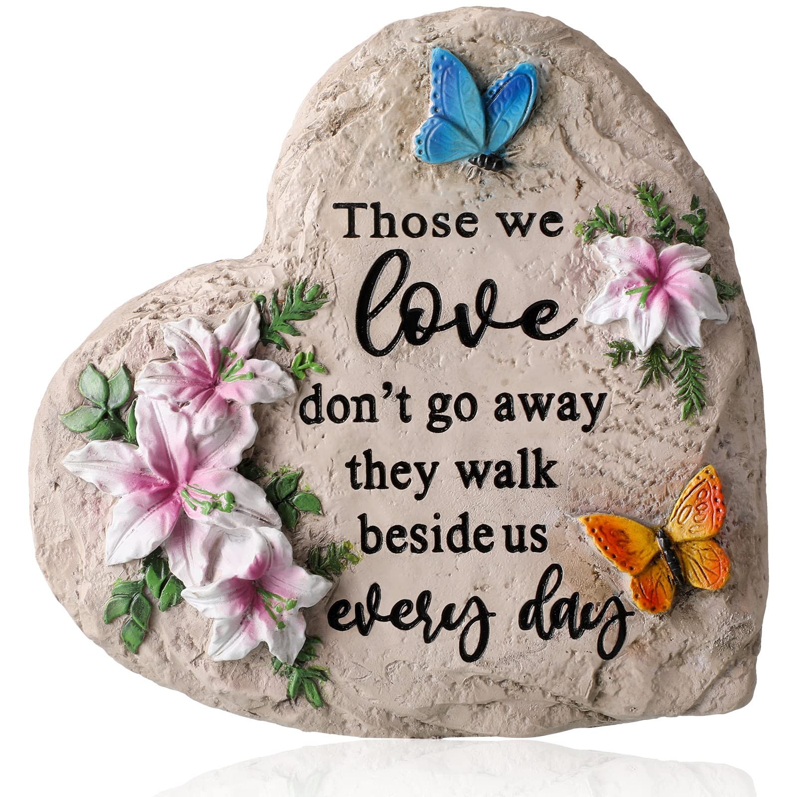6 Inch Memorial Garden Stone Sympathy Gift for Loss of Loved One Decor