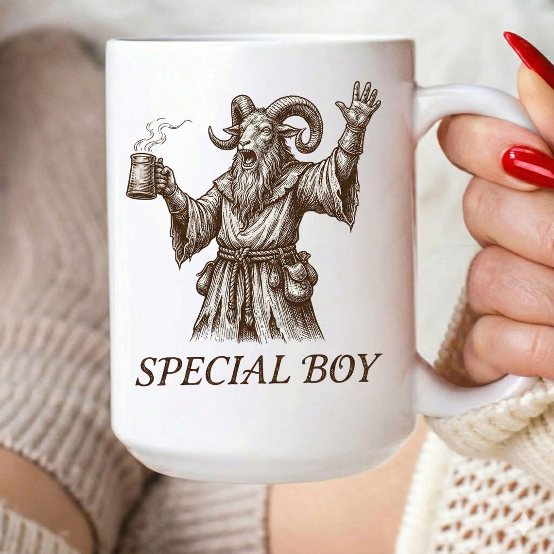 Dungeon Crawler Carl Mug Prepotente Mommy’s Special Boy Funny Goat Cup