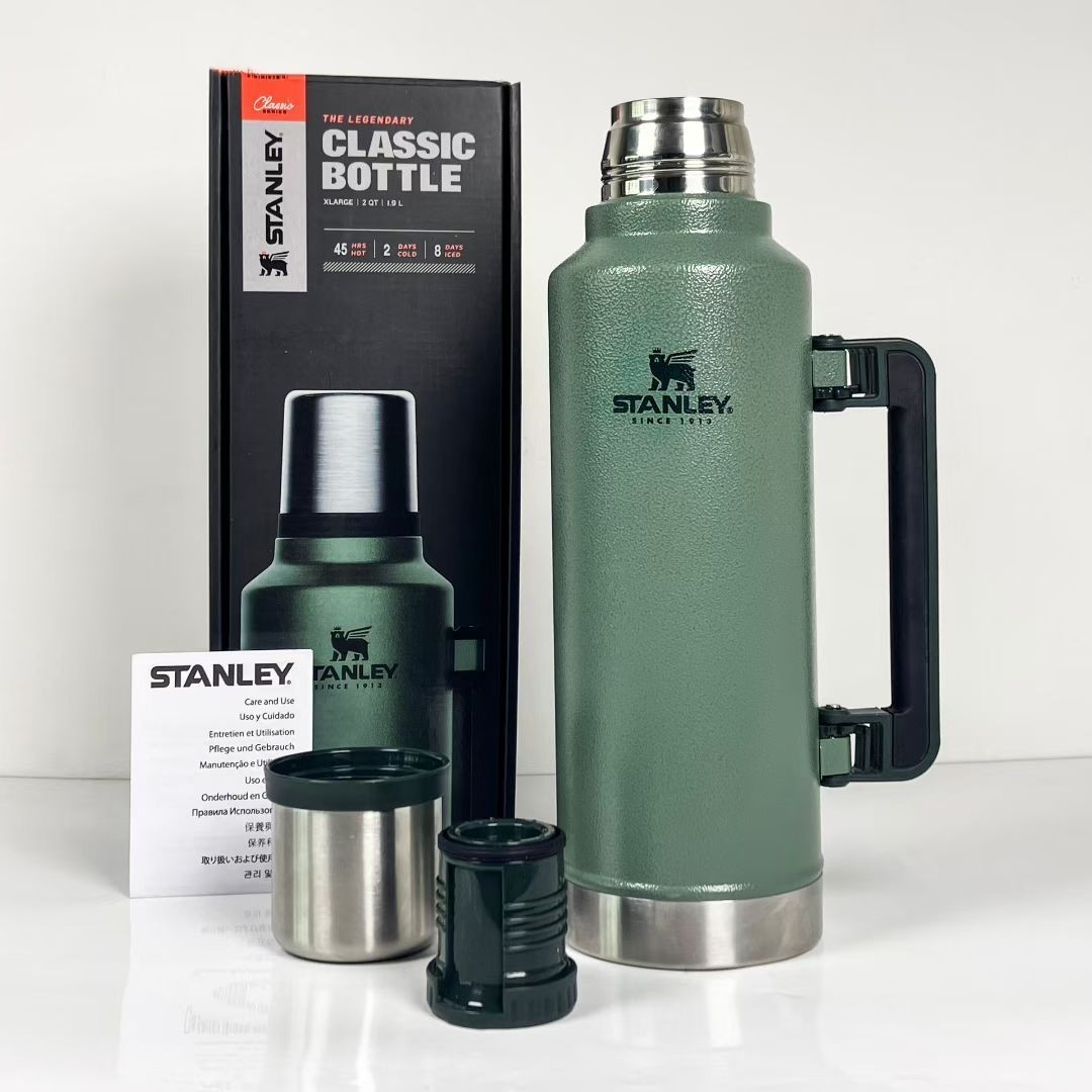 Stanley Classic Stainless Steel 64oz Insulated Vacuum Bottle