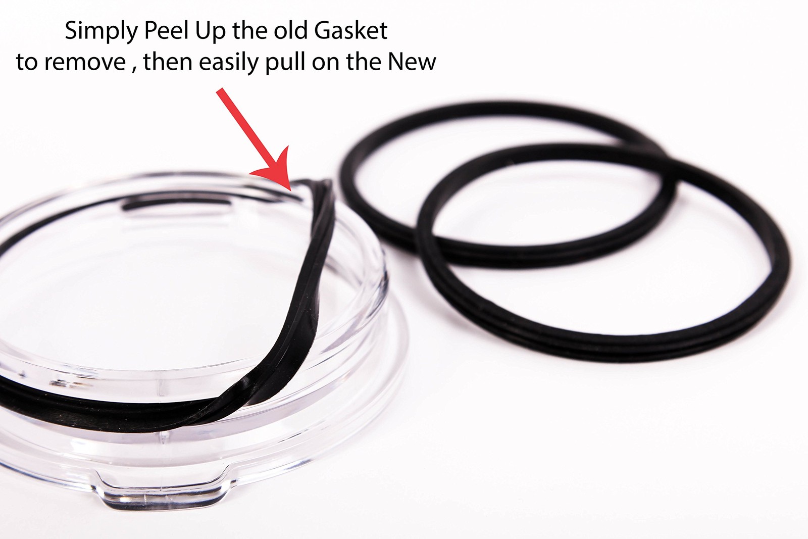 2 Pack Replacement Gasket Seal Ring 30 oz Tumbler Stainless Steel Cup Flex Spare