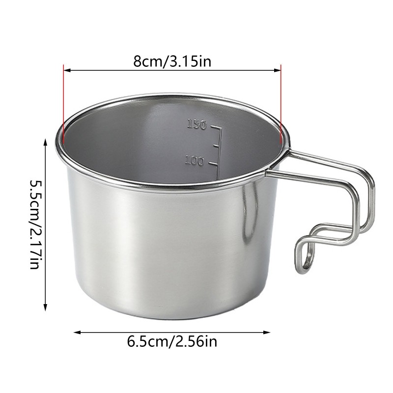 160ML Coffee Cups Coffee Mug Milk Cups Stainless Steel Material Water Mugs