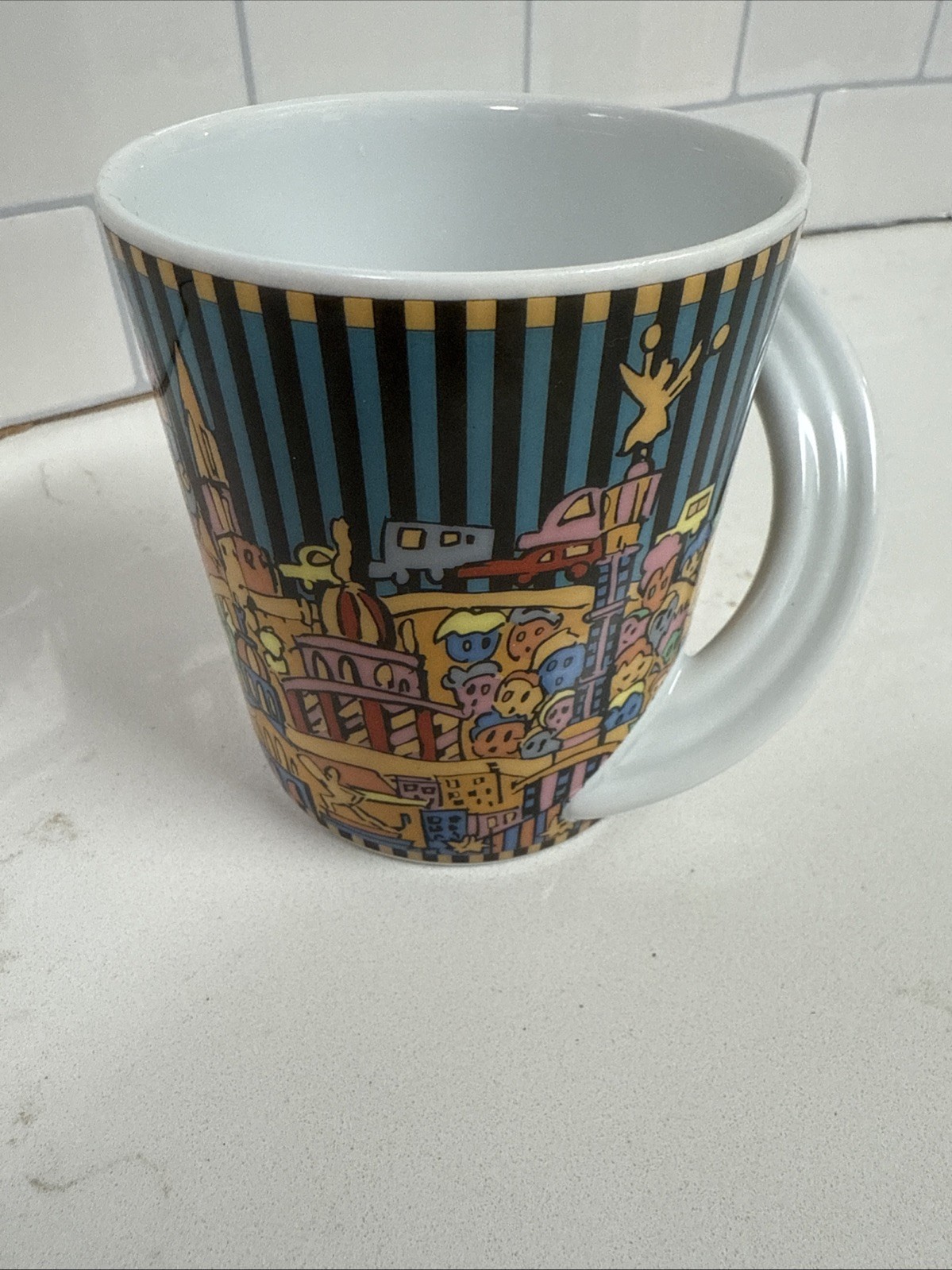 Rosenthal Studio Line Mug City Cup Nr. 4 City Cup Berlin By Yang 3.5” Tall