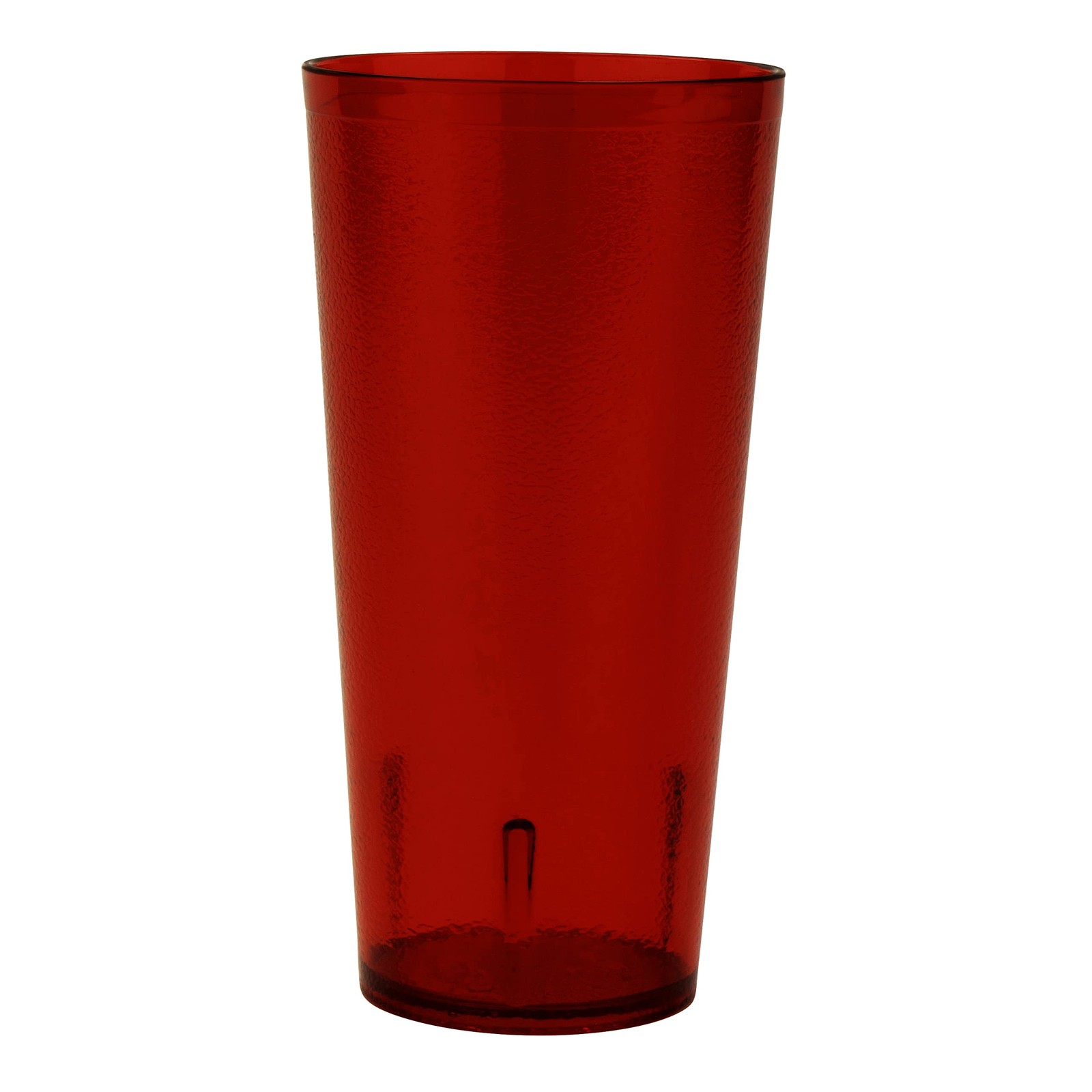 24 oz Red Plastic Restaurant Tumblers Set of 4 – Heavy Duty Drinkware