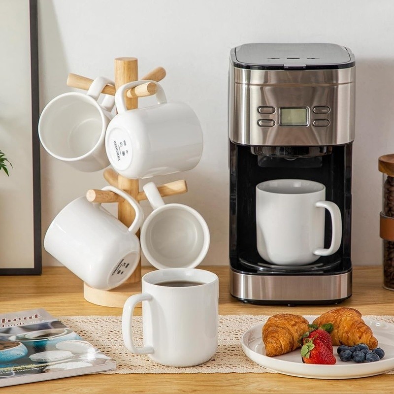 Microwave Safe Coffee Mug Set of 6 Durable Non-Toxic Dishwasher Safe Lightweight