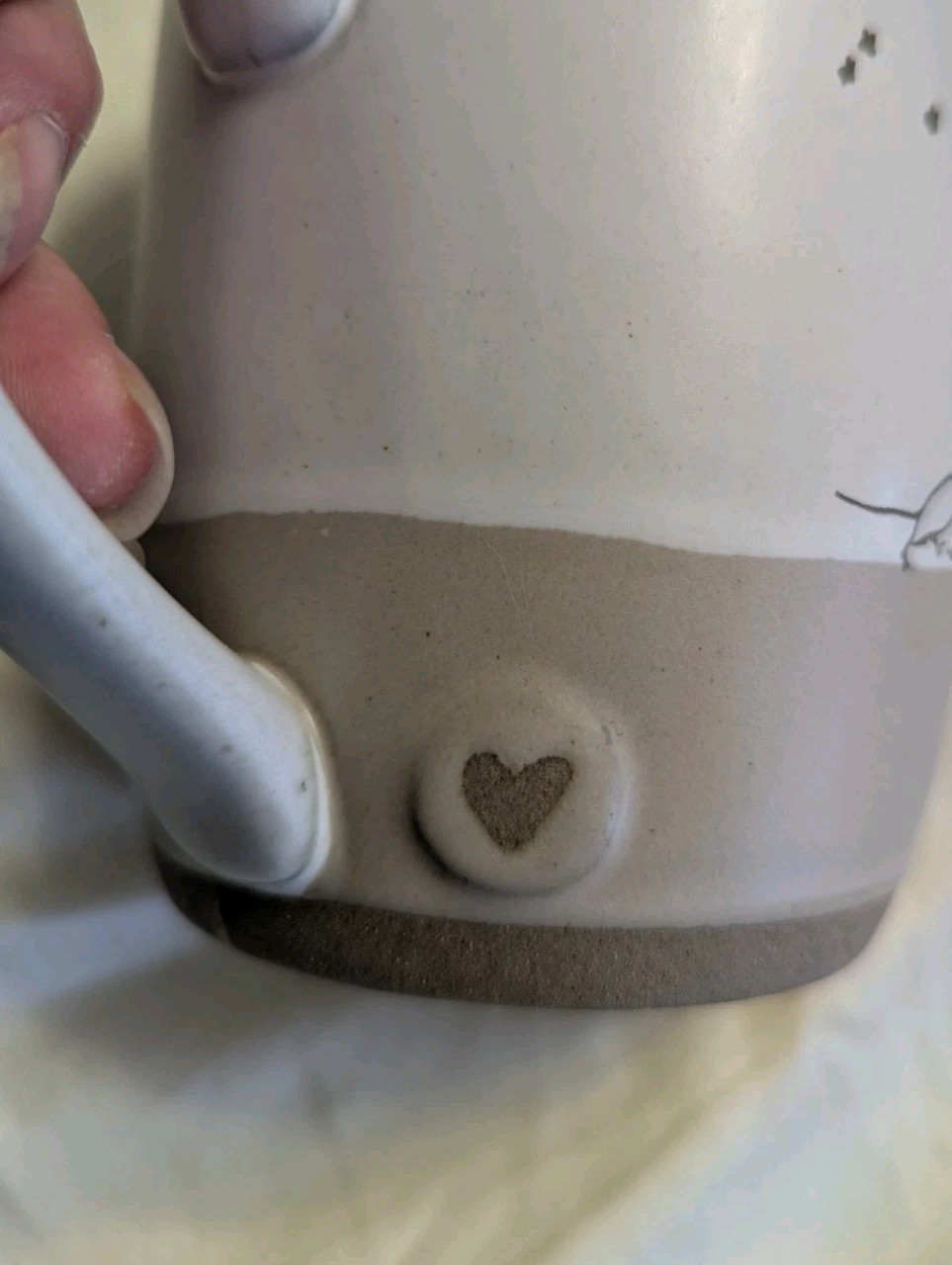 Demdaco MUG Pooh’s Good Day Winnie The Pooh Coffee HEART HANDLE Piglet