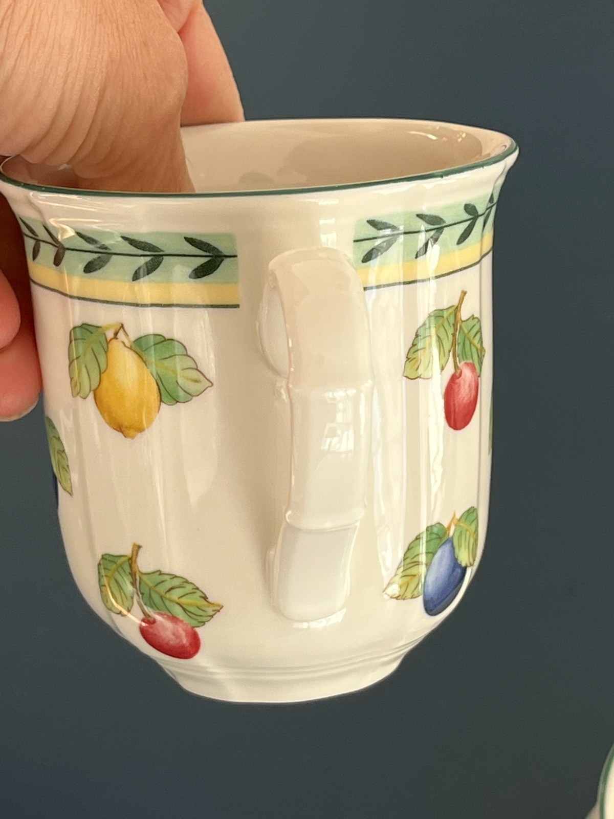 VILLEROY & BOCH LUXEMBOURG FRENCH GARDEN FLEURENCE 3 REGULAR SIZE MUGS