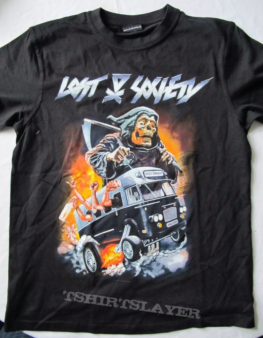 Collection Lost Society Band Rock Music Black S to 5XL Concert Shirt CA057
