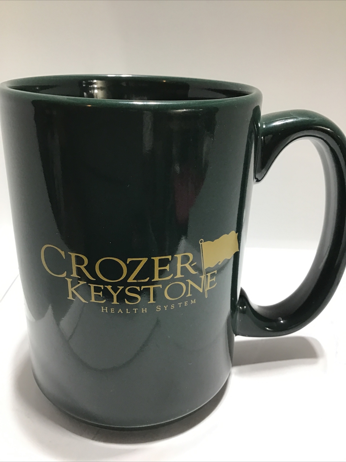 CROZER KEYSTONE COFFEE MUG. HEALTH SYSTEM MUG. Art Deco Print Mug. B207
