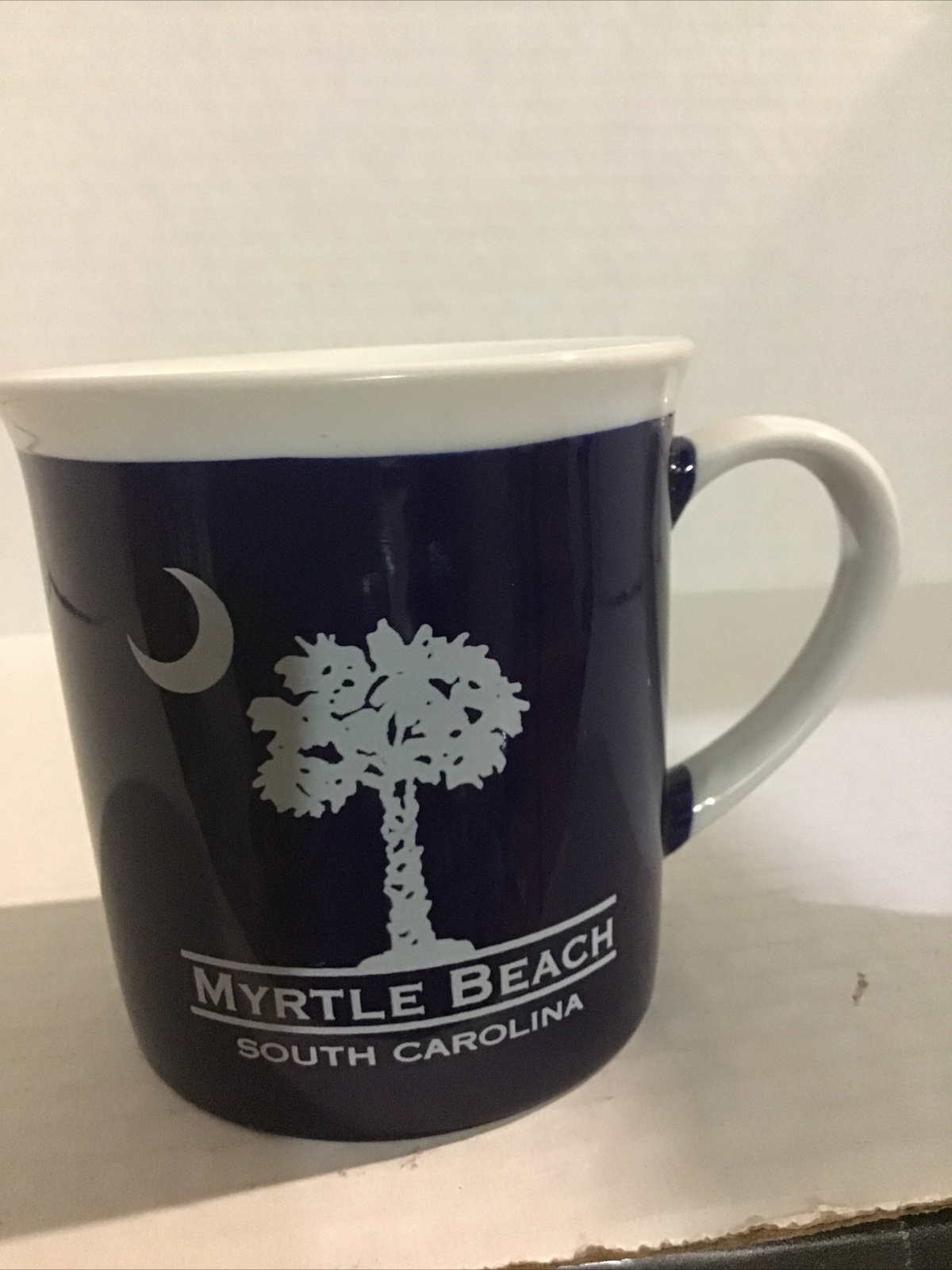 MYRTLE BEACH SOUTH CAROLINA COFFEE MUG. Art Deco Print Mug. B126
