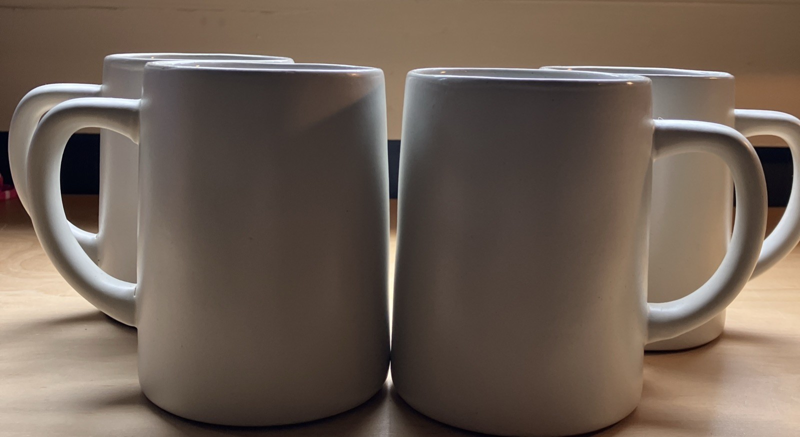 Hearth And Hand Magnolia Stoneware Mug Cream White Matte Heavy Tall Coffee Tea