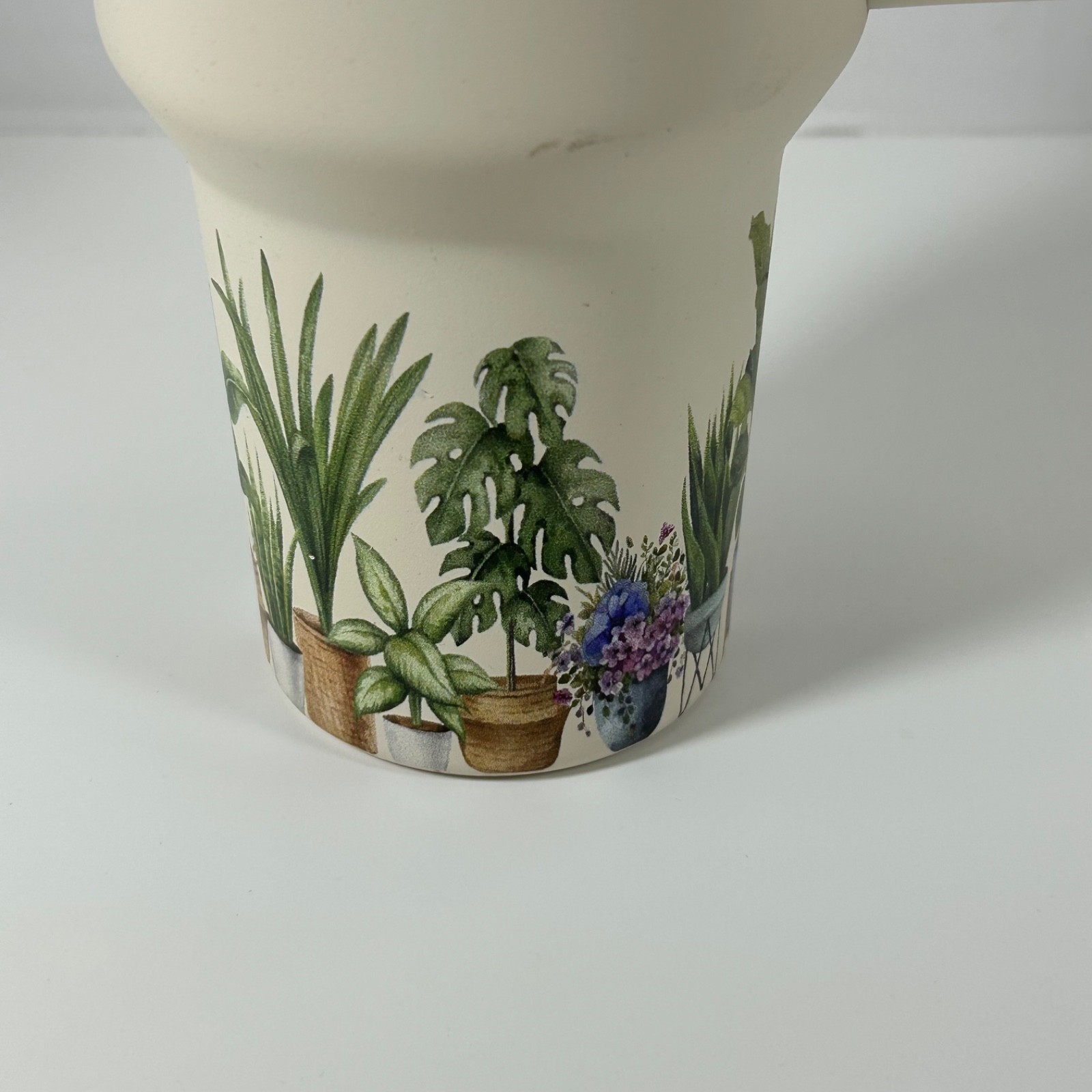 Gardening Is My Therapy Insulated Cup w/ Straw Travel Mug