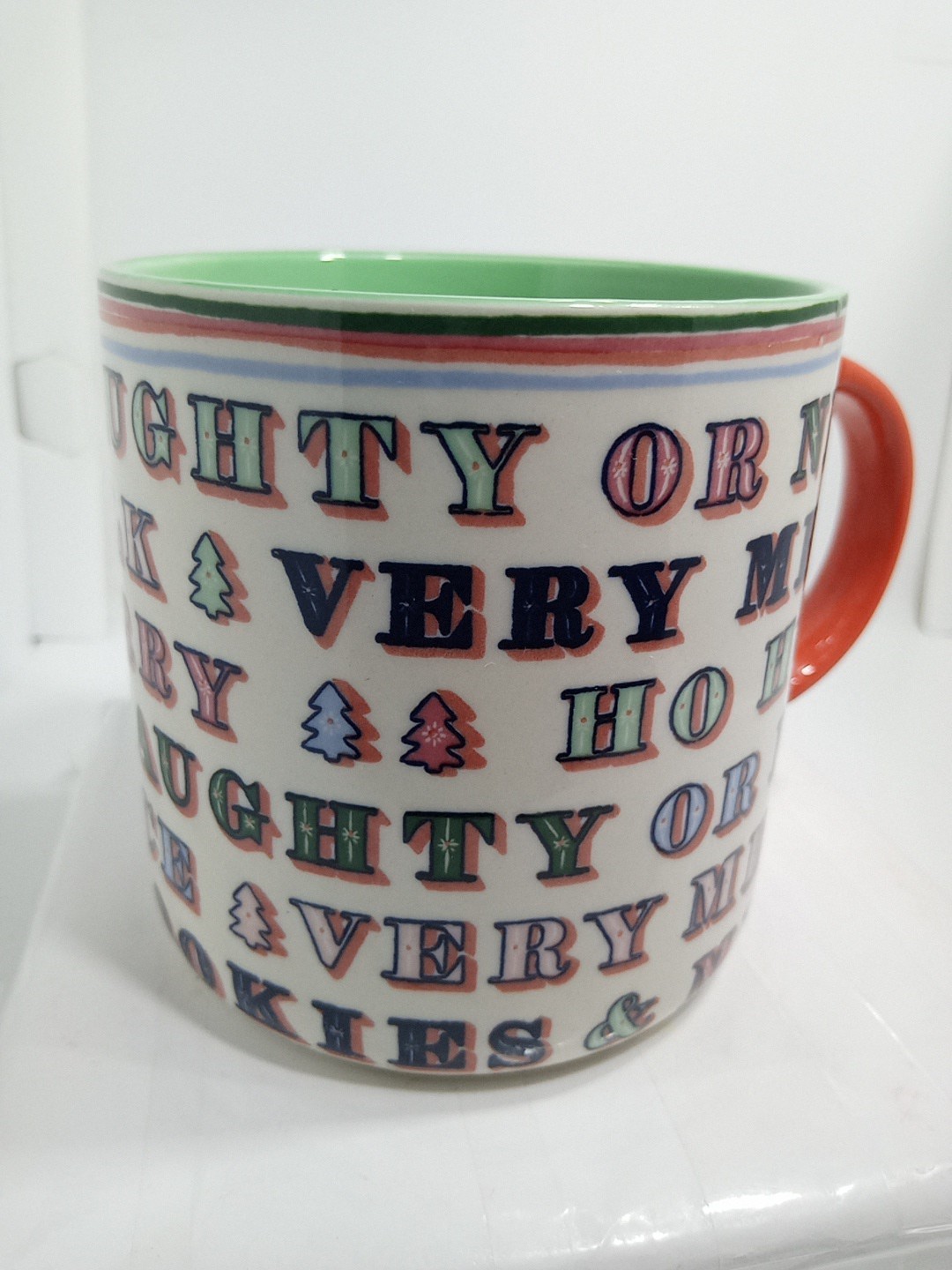 EMILY TAYLOR ART DECO MUG. GEORGE & VIV DECO MUG. ANTHROPOLOGIE MUG. B382