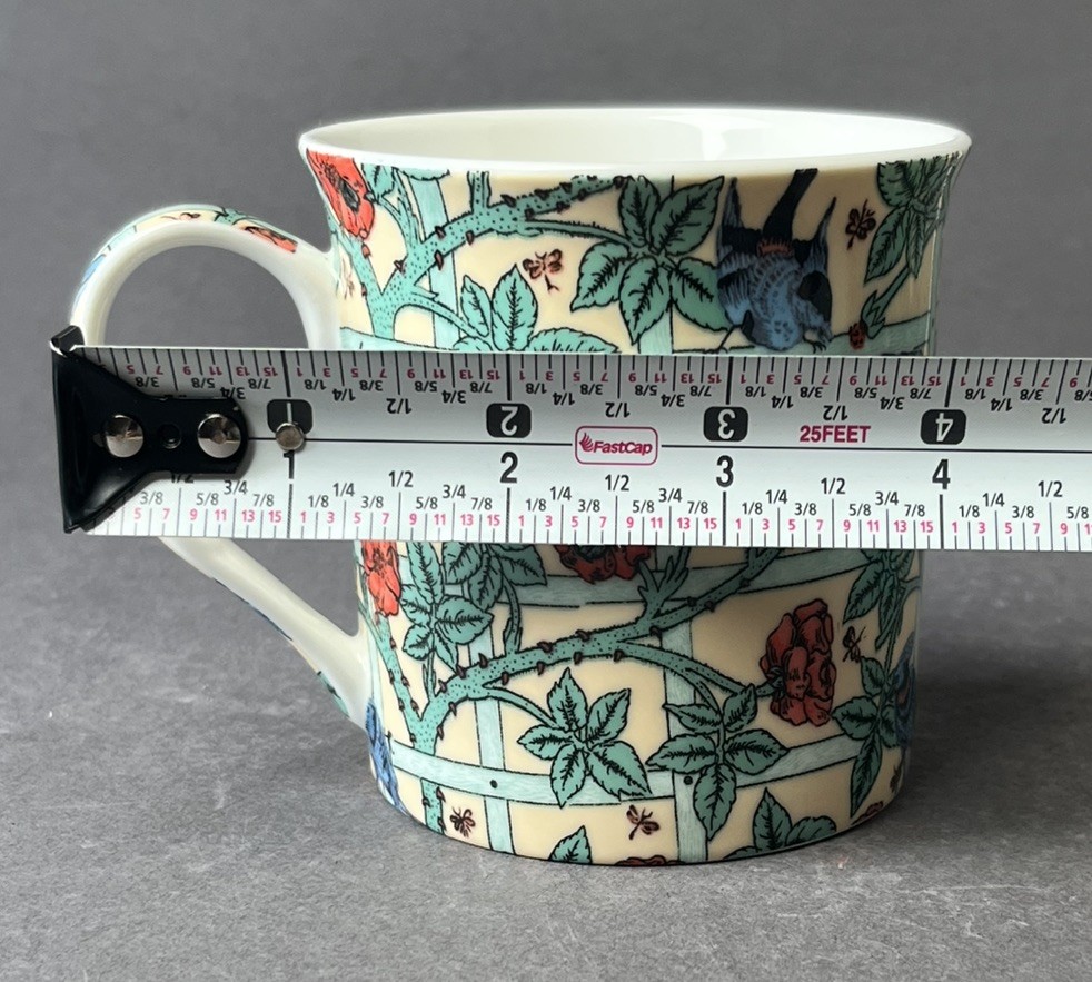 William Morris Leonardo Collection Set of 2, Trellis & Woodpecker/orange trees