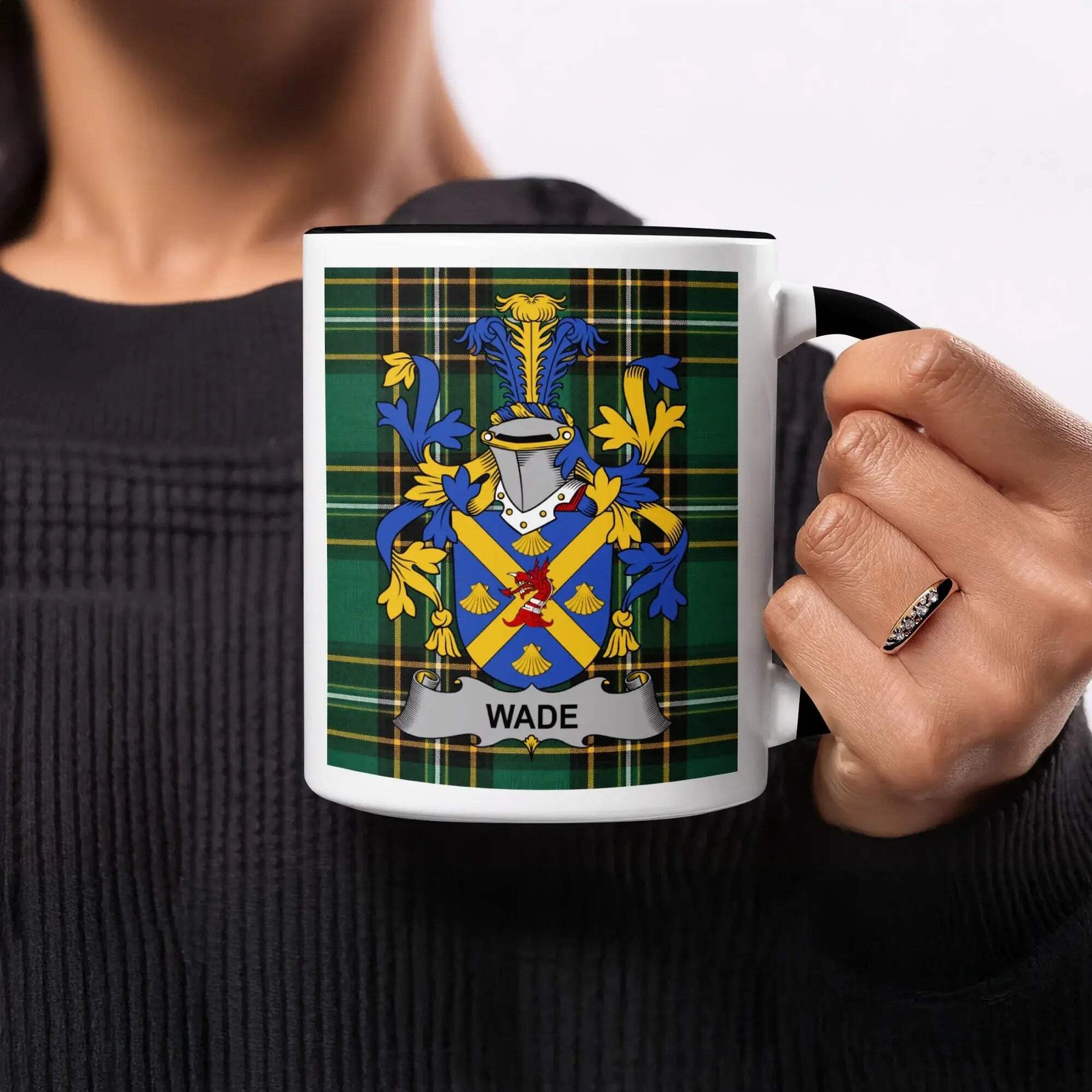 Wade Surname Irish Heritage Mug