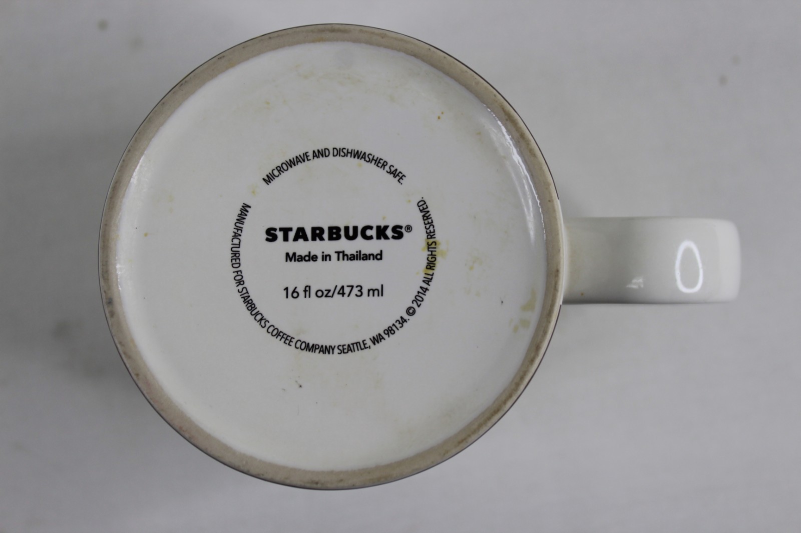 Starbucks 2014 Global Icon Series Thailand 16oz Coffee Mug/Cup