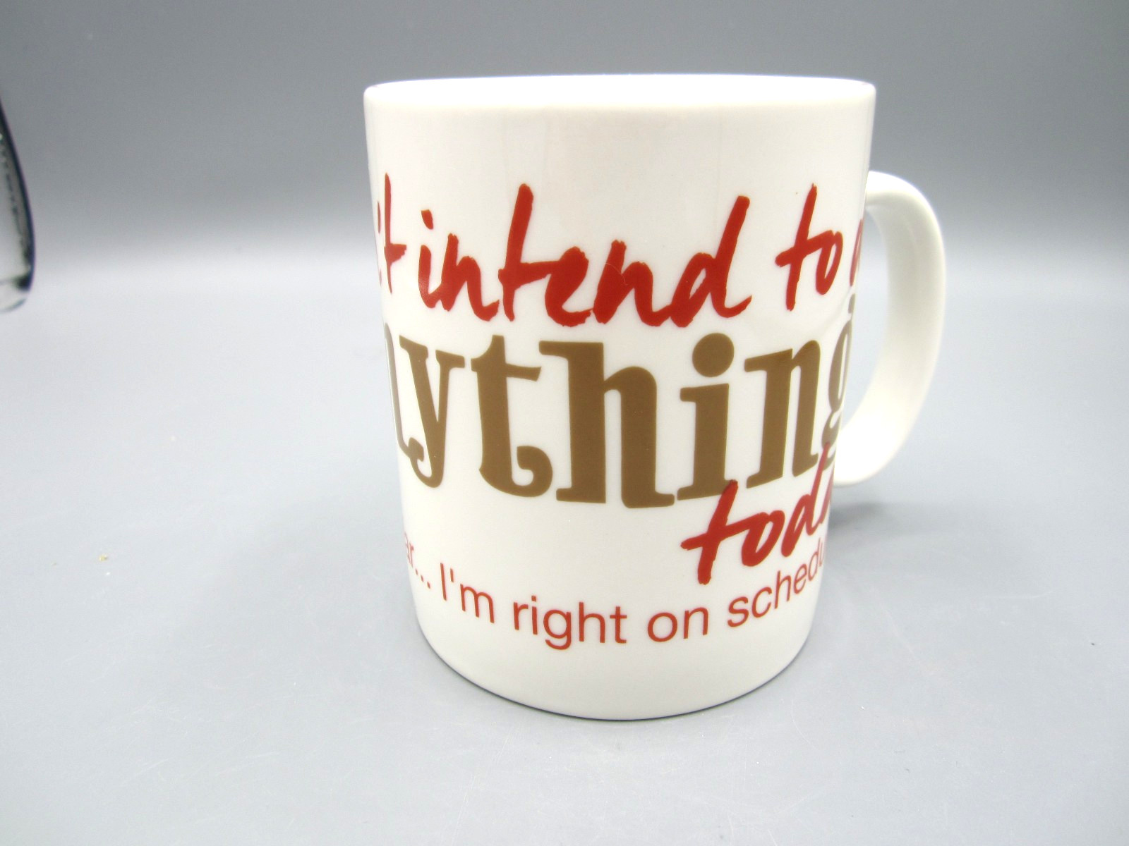 Unbranded, White & Multicolor Sleeping Cat in a Hammock Coffee Mug 14 oz (318)