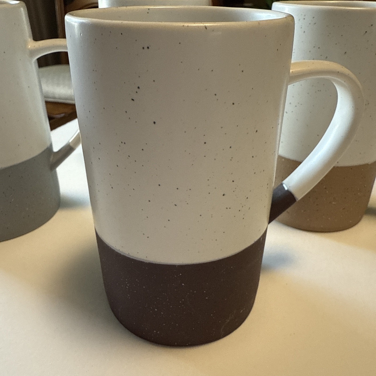 SET OF 4 Mora Ceramic 12oz Coffee Mugs Tea Cups with Handle Lead free NICE
