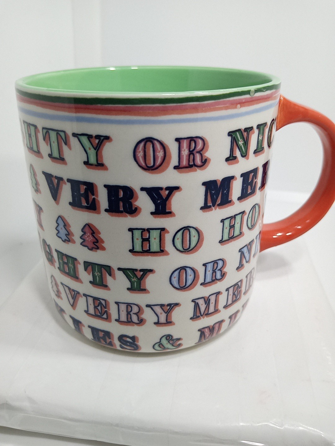 EMILY TAYLOR ART DECO MUG. GEORGE & VIV DECO MUG. ANTHROPOLOGIE MUG. B382